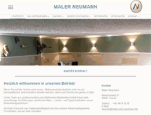 Tablet Screenshot of maler-jens-neumann.de